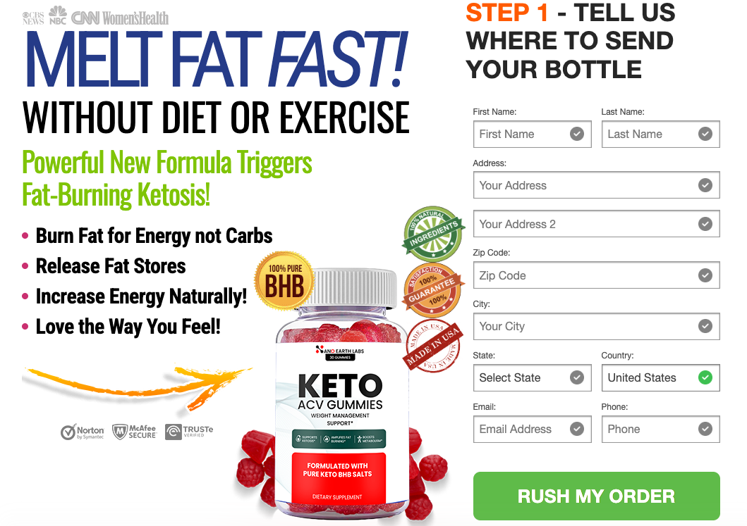 Nano Earth Labs Keto ACV Gummies